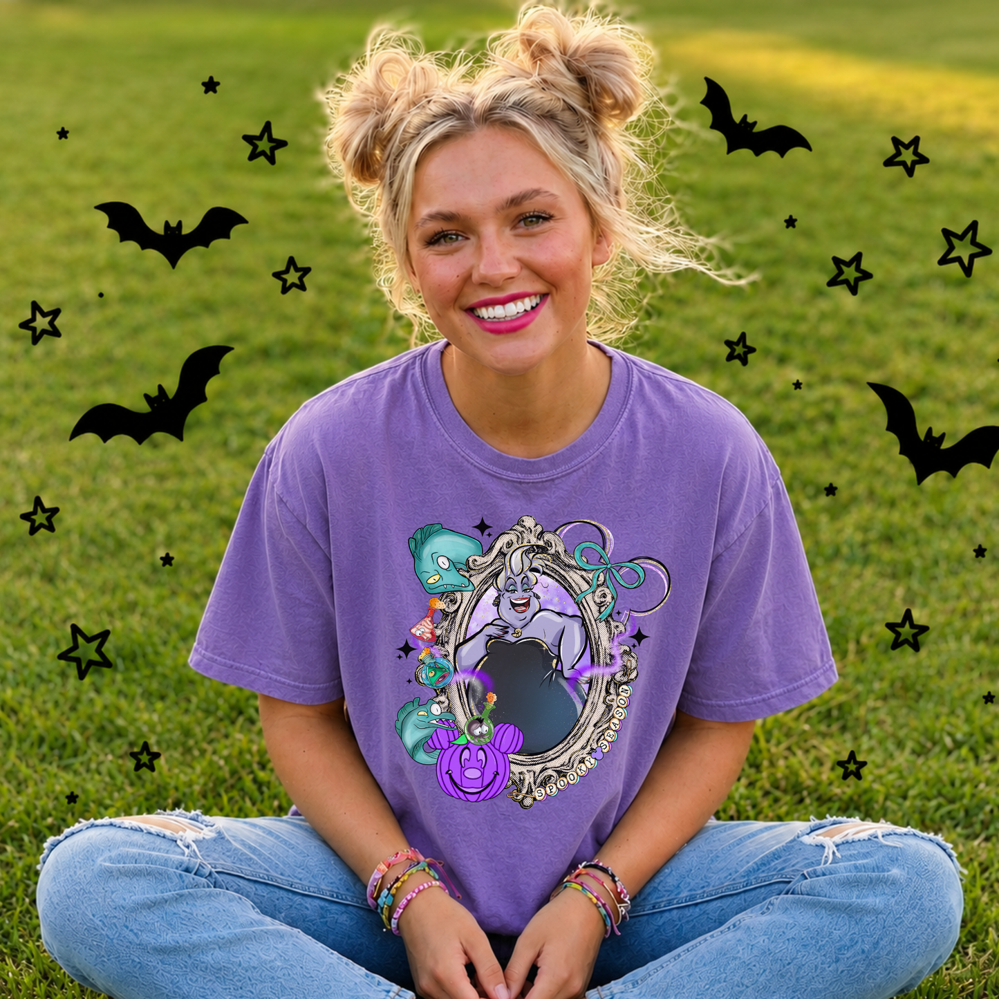 Sea Witch Villain Frame Shirt - Comfort Colors Tee