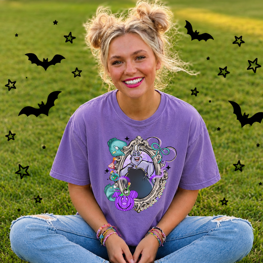 Sea Witch Villain Frame Shirt - Comfort Colors Tee