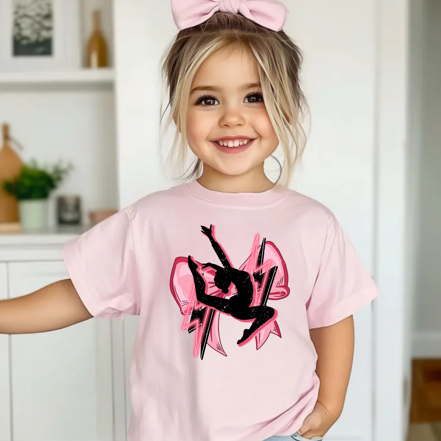 Dance Bow Shirt for Girls