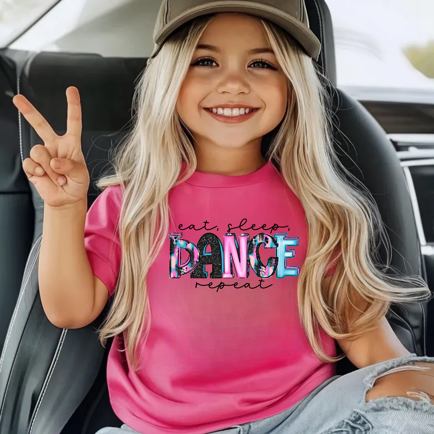 Eat Sleep Dance Repeat Shirt for Girls