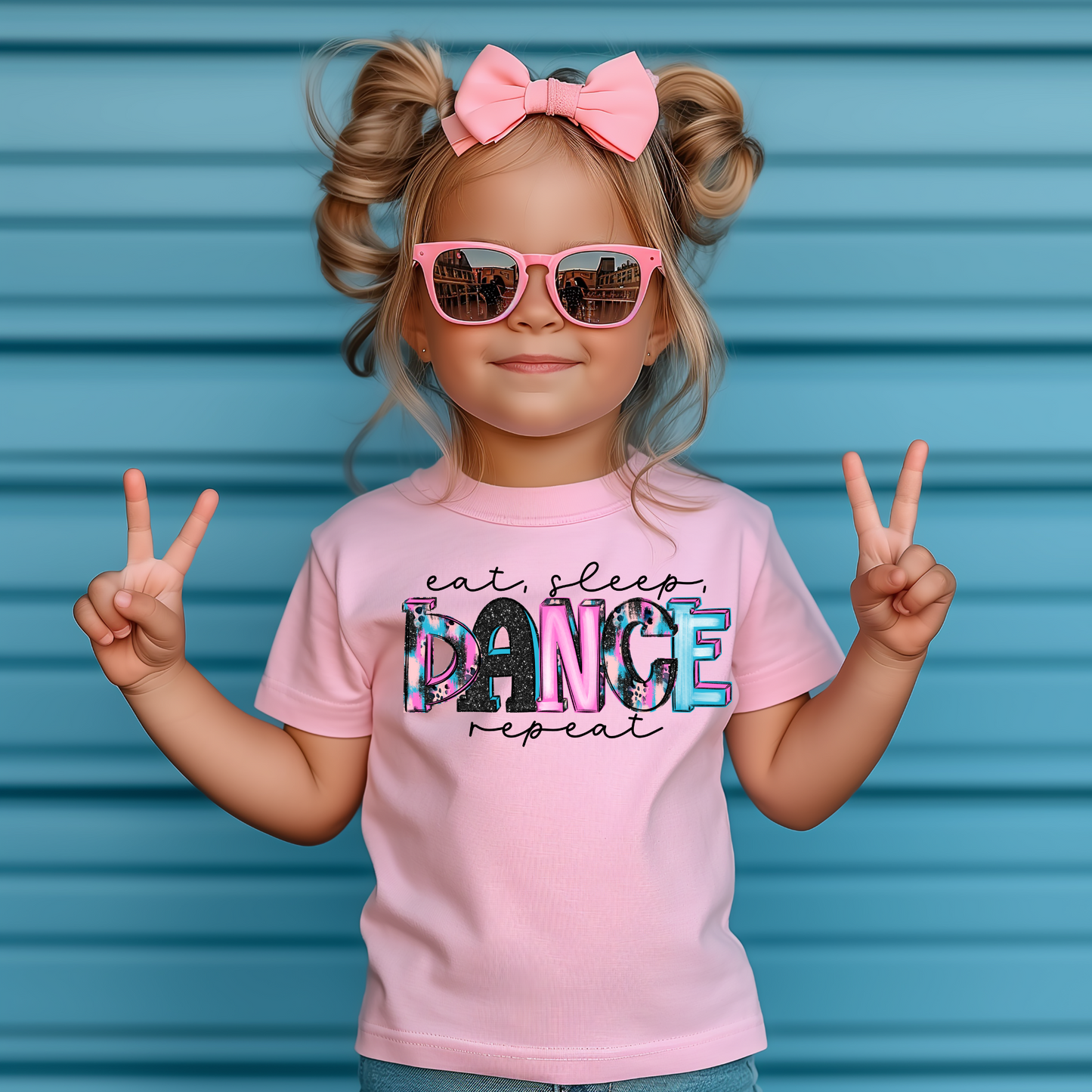 Eat Sleep Dance Repeat Shirt for Girls