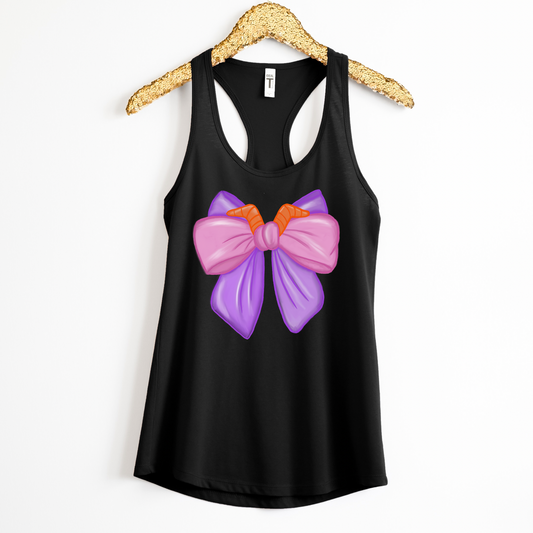 FIGGY BOW Racerback Tank for Women – Lightweight Vacation Graphic Tank
