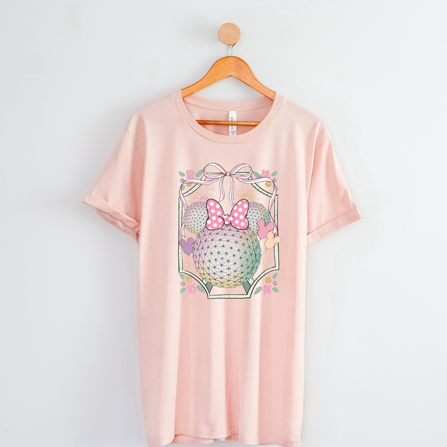 WORLD BALL MINNIE - BELLA CANVAS