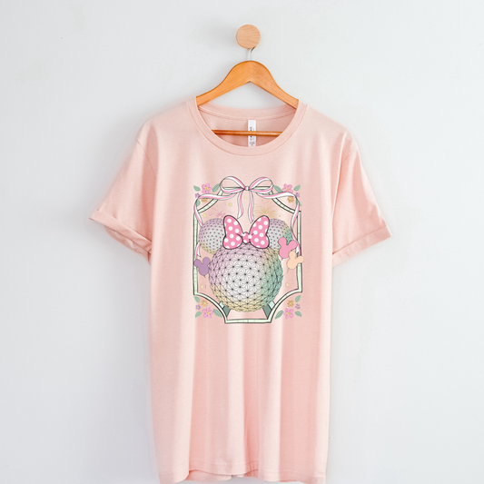 WORLD BALL MINNIE - BELLA CANVAS