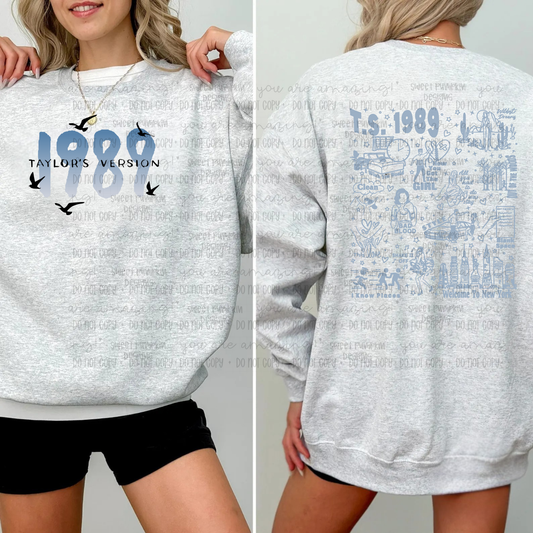 1989 FRONT & BACK SWEATSHIRT