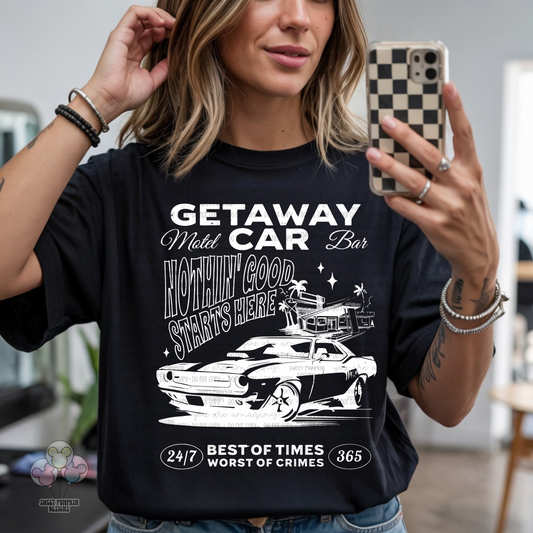 GETAWAY CAR Shirt - Bella Canvas -In My Birthday Era Sale ⭐
