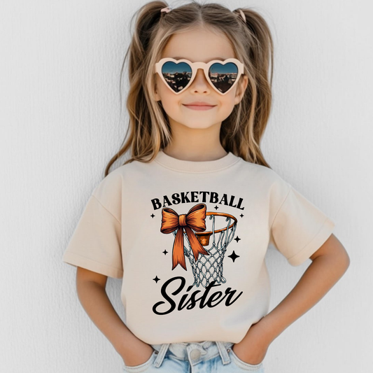 Basketball Sister Shirt | Proud Basketball Sister Tee | Game Day Shirt for Sisters