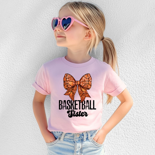 Basketball Sister Shirt | Proud Basketball Sister Tee | Game Day Shirt for Sisters