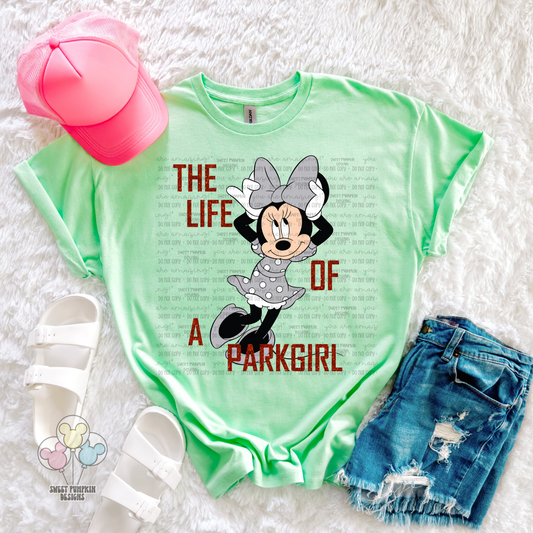 PARK GIRL Shirt - Bella Canvas -In My Birthday Era Sale ⭐
