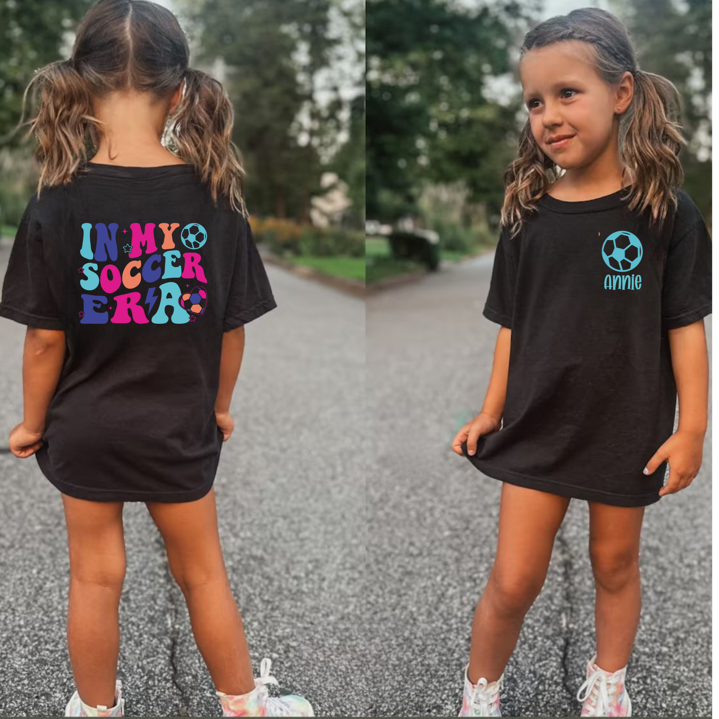 In My Soccer Era Girls Comfort Colors