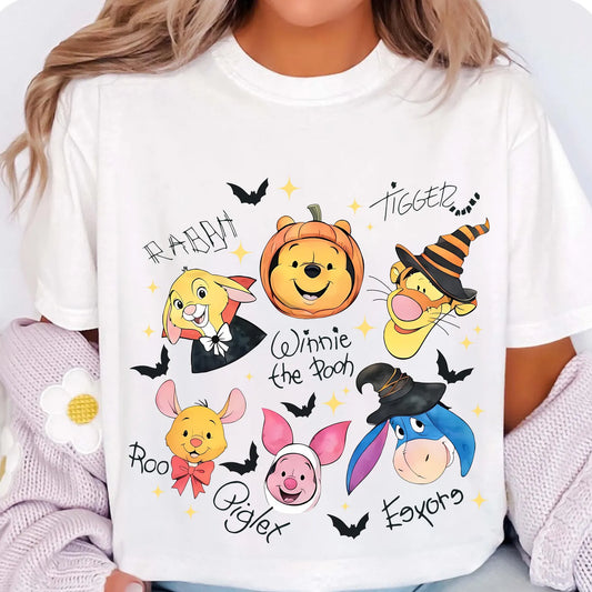 POOH GANG HALLOWEEN COMFORT COLORS SHIRT