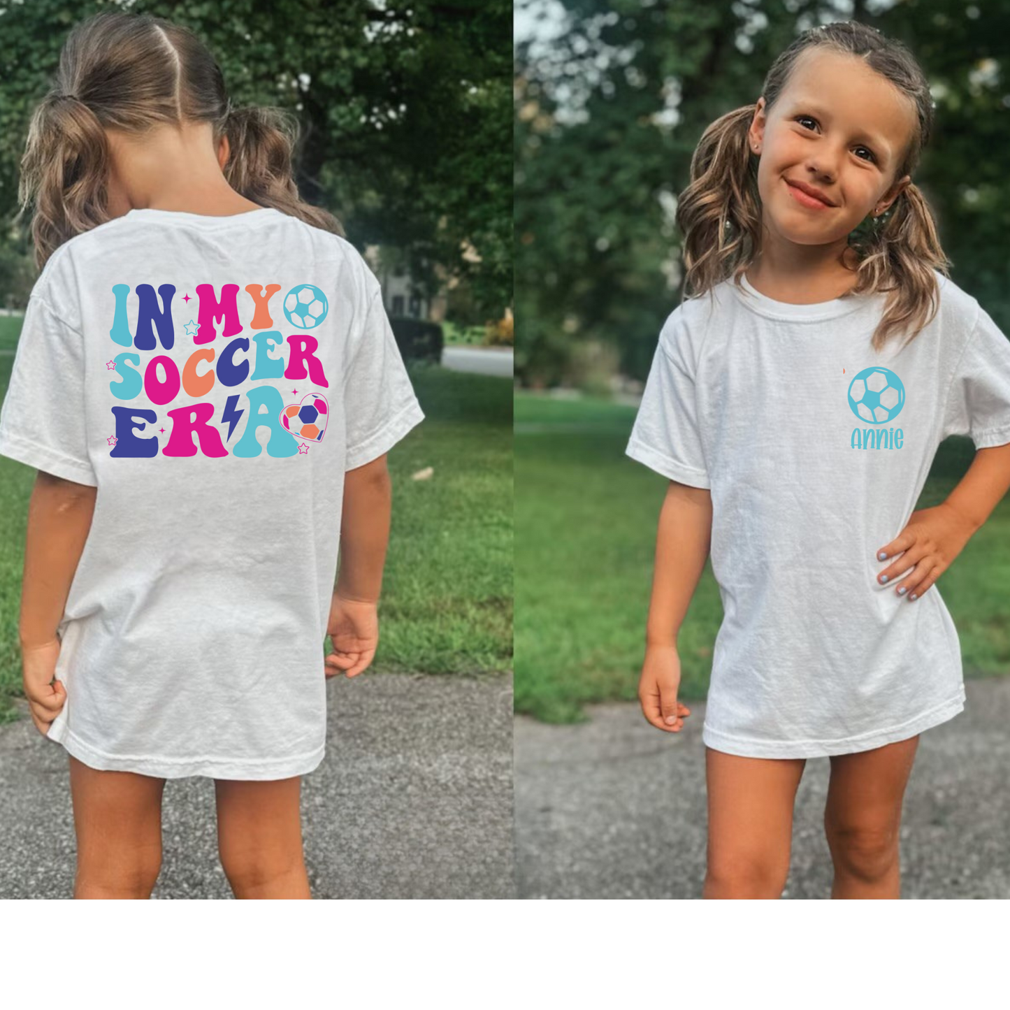 In My Soccer Era Girls Comfort Colors