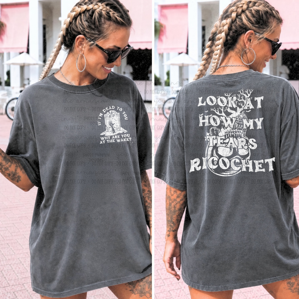 TEARS ROCOCHET Halloween Shirt – Comfort Colors Short-Sleeve or Long-Sleeve Tee