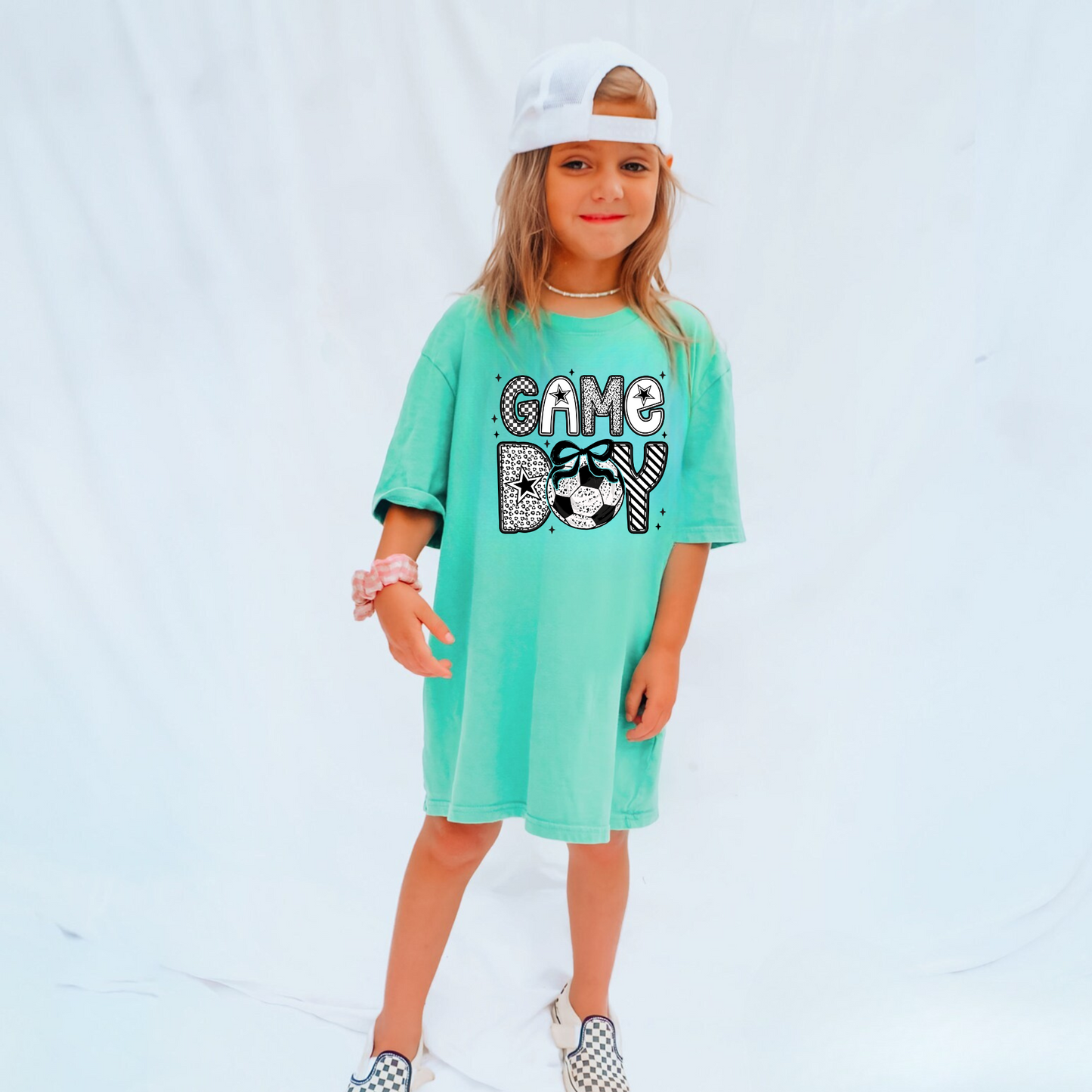 Custom Soccer Game Day Shirt for Girls Comfort Colors