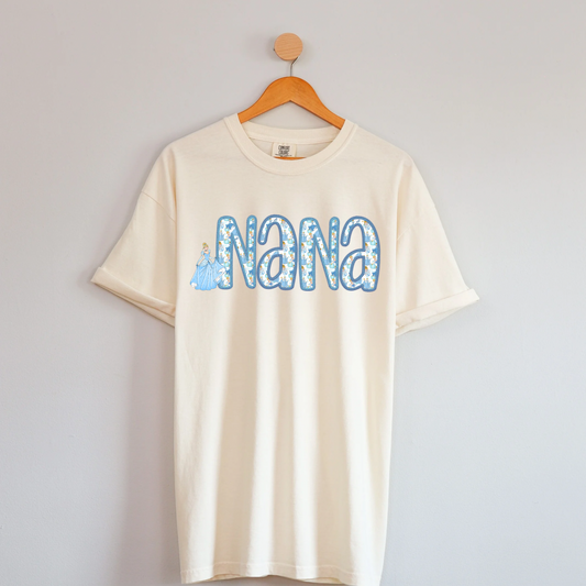 CUSTOM CINDY PRINCESS GRANDMA/NANA/MIMI/GIGI SHIRT