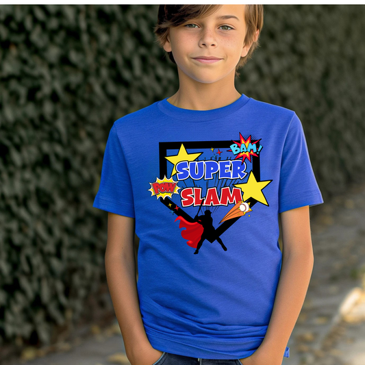 Super Slam Baseball Shirt for Kids