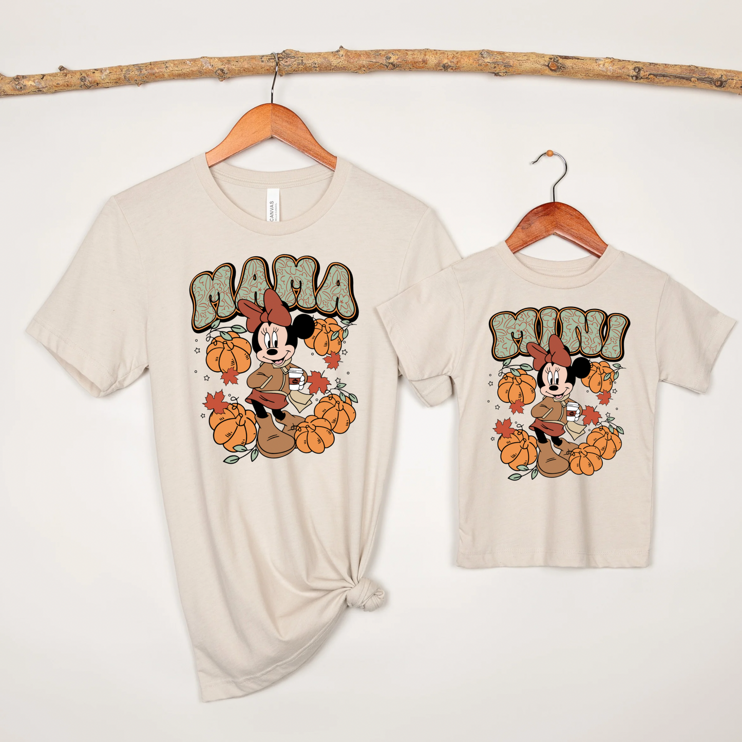 Halloween Fall Mouse Mama and Mini Shirts for Kids and Adults
