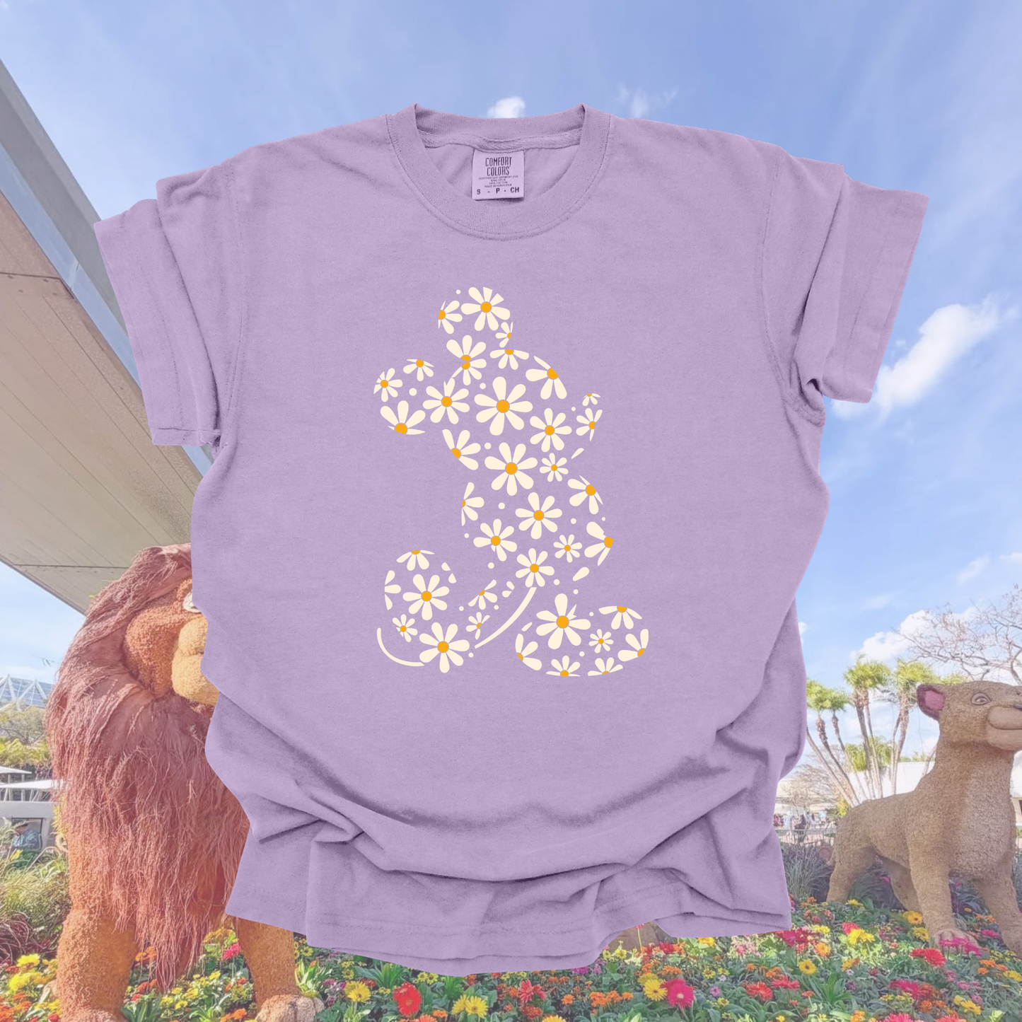 DAISY MOUSE - Flower & Garden Festival Shirt – Spring Festival Outfit, Flower Garden Trip Tee, Comfort Colors Youth & Adult, Gift for Women Moms Girls