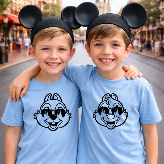 MATCHING CHIPMUNK SHIRTS FOR KIDS