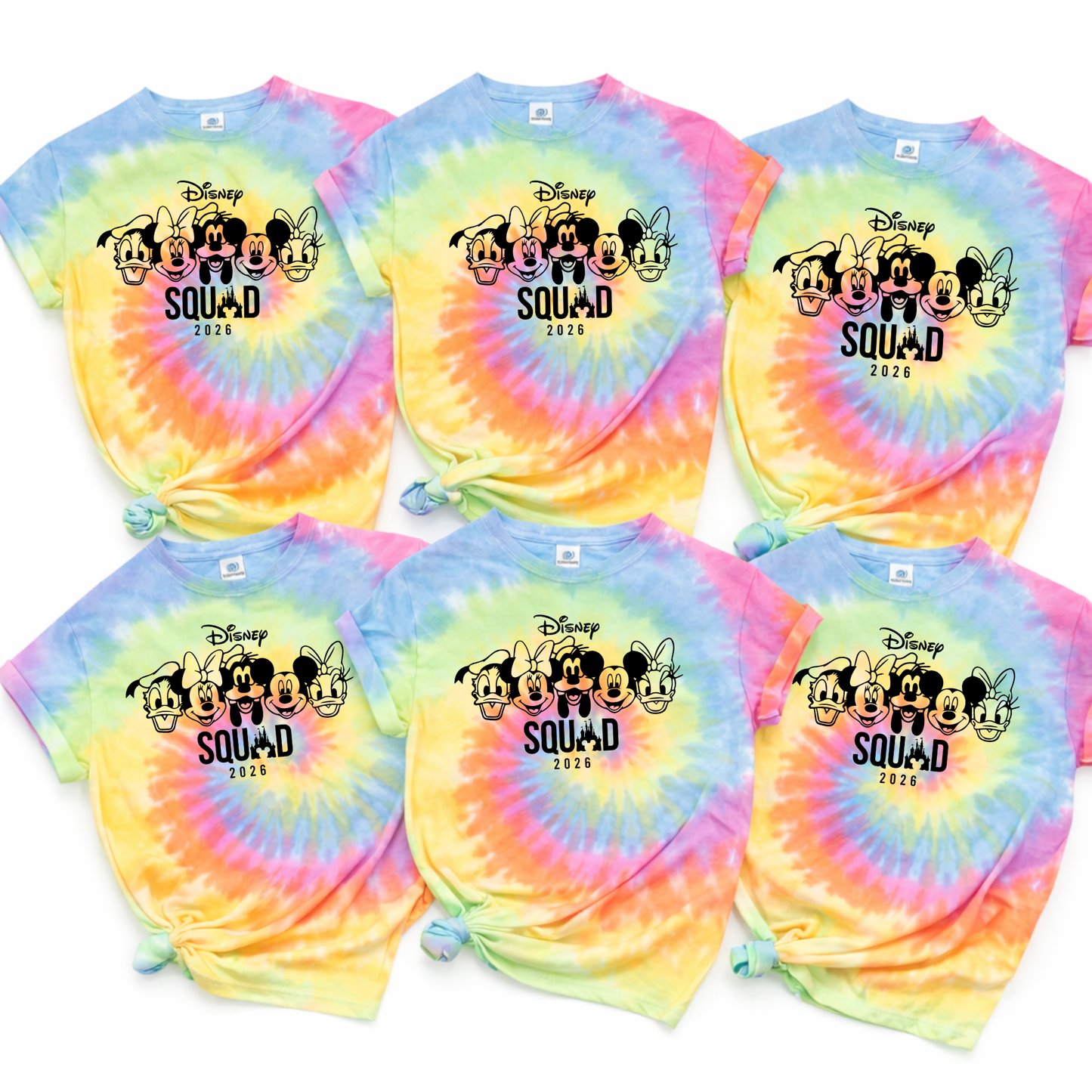 MAGICAL SQUAD 2026 TIE DYE SHIRTS - YOUTH & ADULTS