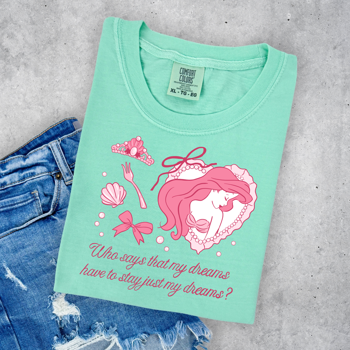 PINK ARIEL COQUETTE SHIRT