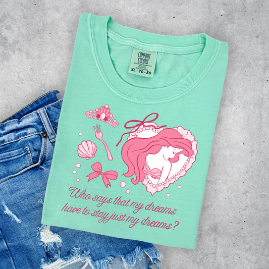 PINK ARIEL COQUETTE SHIRT