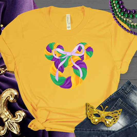 Mardi Gras Mouse King Cake Shirt