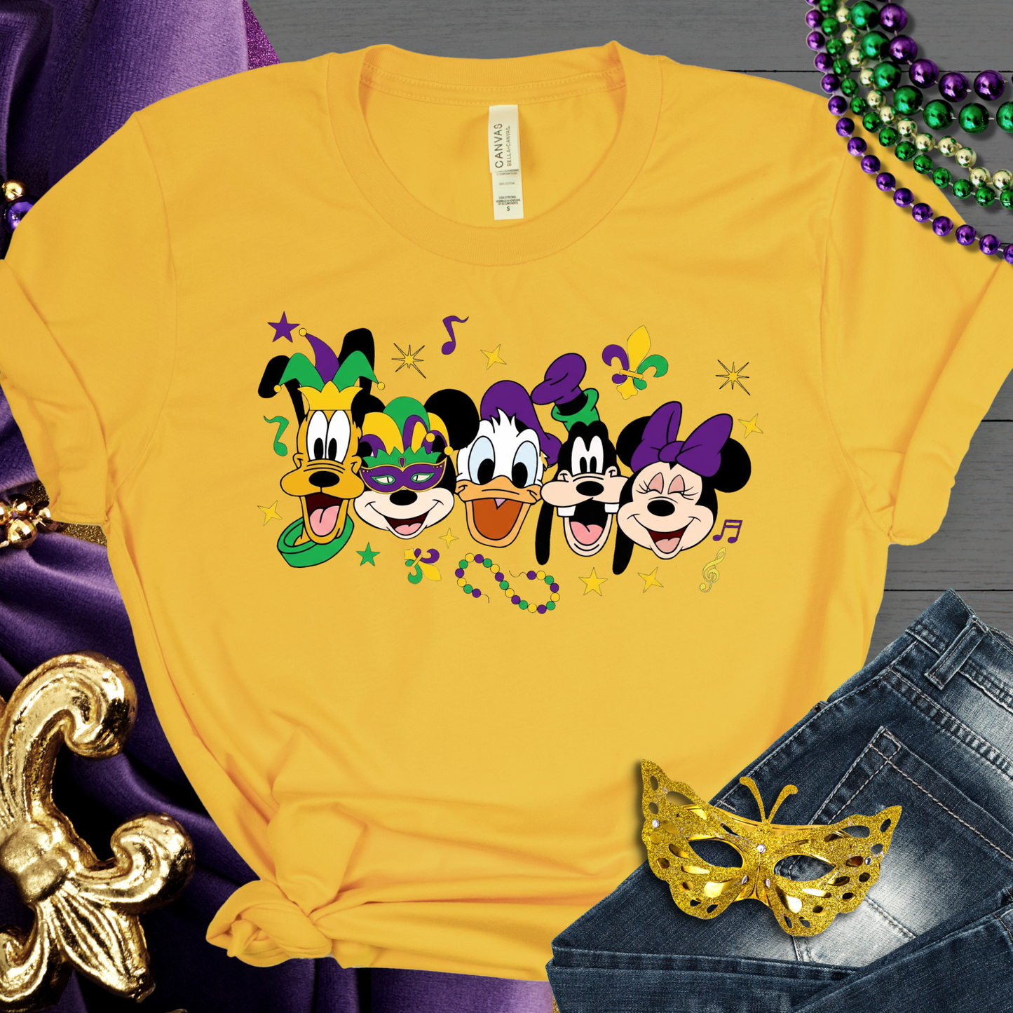 MARDI GRAS MOUSE GANG SHIRT
