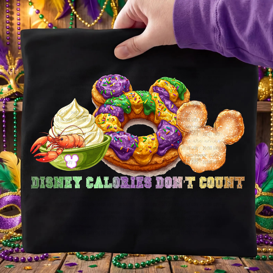MARDI GRAS CALORIES DON’T COUNT SHIRT