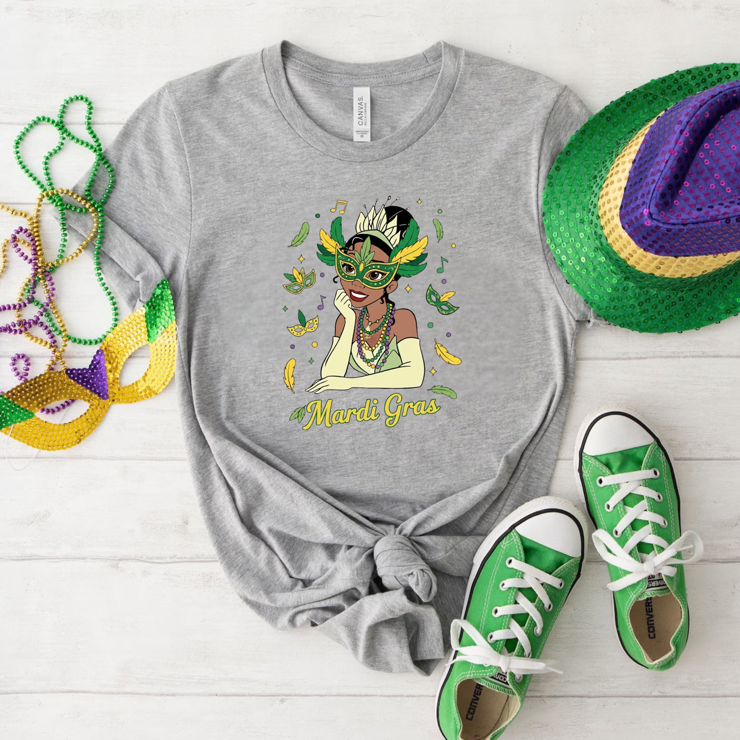 TIANA MARDI GRAS SHIRT