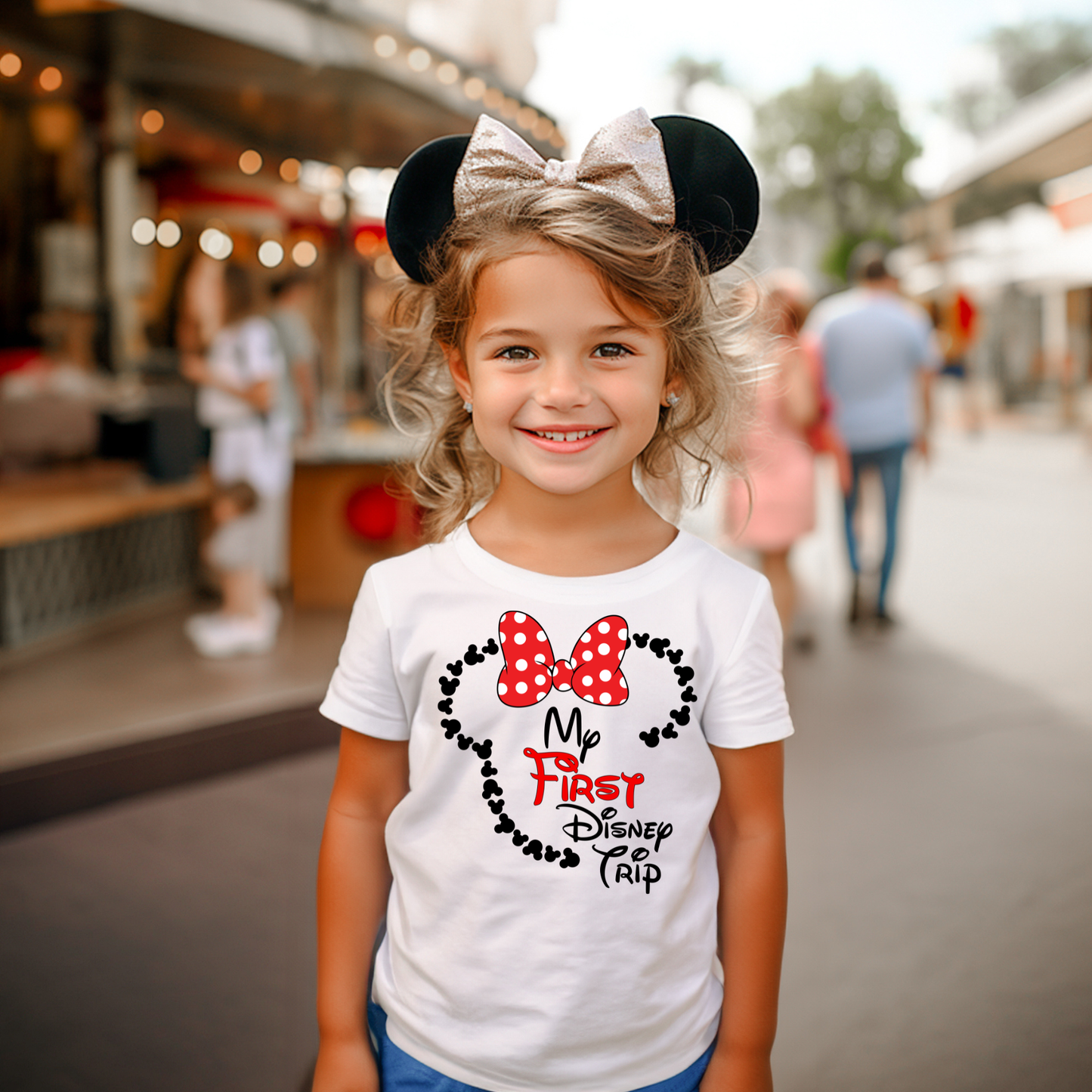 First Trip Girl Mouse Shirt