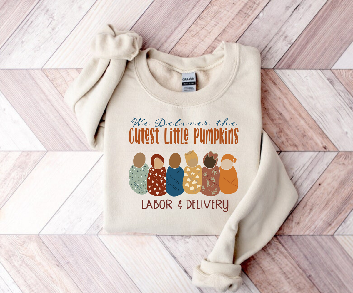 Pumpkin Halloween NICU Nurse Sweatshirt