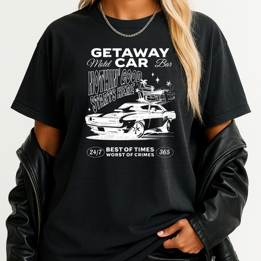 Getaway Car- Comfort Colors Short & Long Sleeve