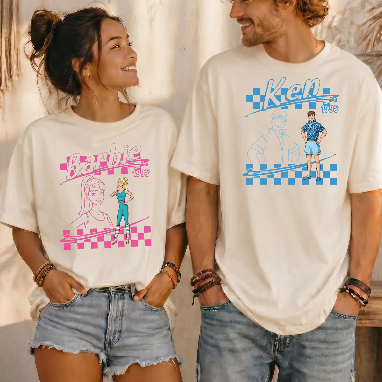 HALLOWEEN PARTY MATCHING COUPLES SHIRTS - TOY DOLLS COMFORT COLORS