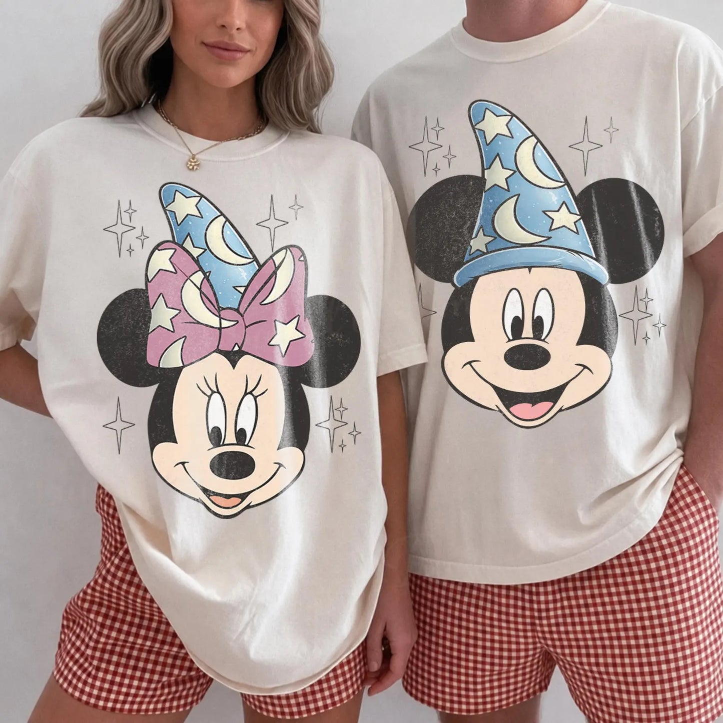 HALLOWEEN PARTY MATCHING COUPLES SHIRTS - SORCERER COMFORT COLORS