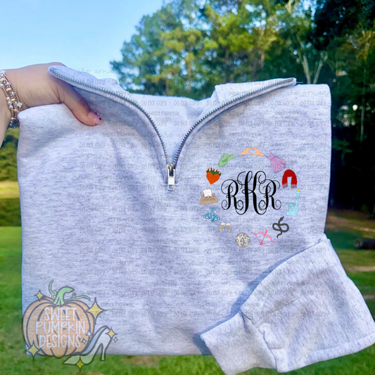 Monogram Tour Quarter Zip