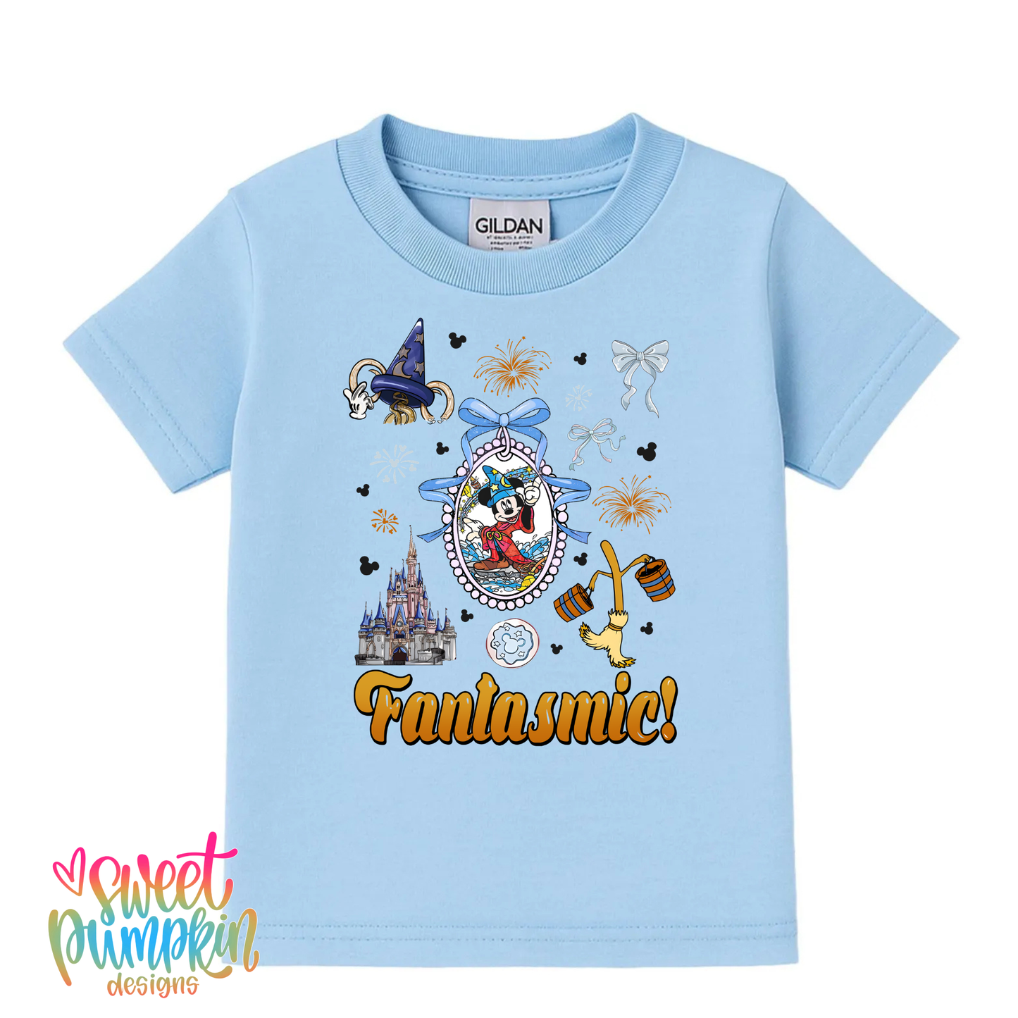 Sorcerer Collage Shirt Magical Theme Park Kids Shirt | Toddler & Youth Sizes