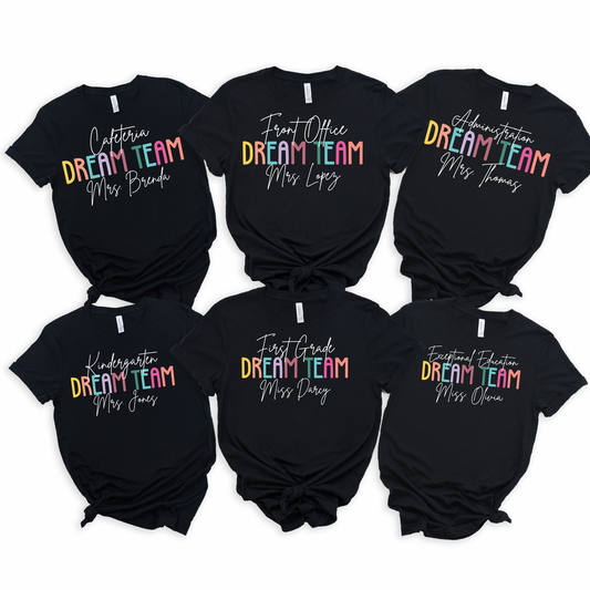 CUSTOM DREAM TEAM - TEACHER TUESDAY SALE