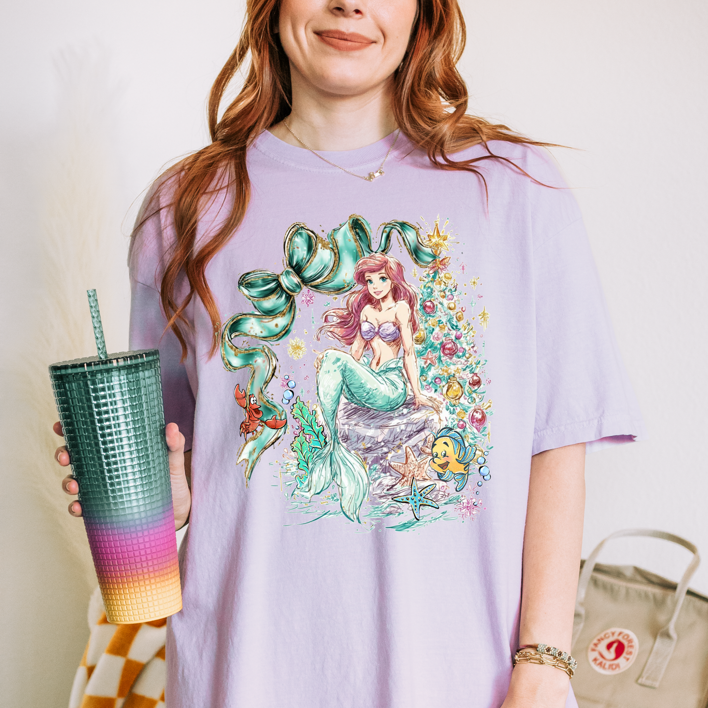 Mermaid Princess Christmas Shirt