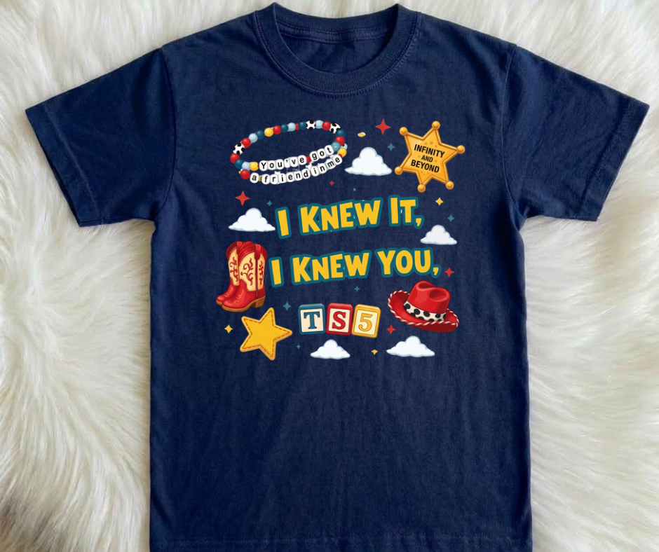I KNEW IT I KNEW YOU TANK OR TEE - COMFORT COLORS - MAGICAL PARK DAY VACATION TOP