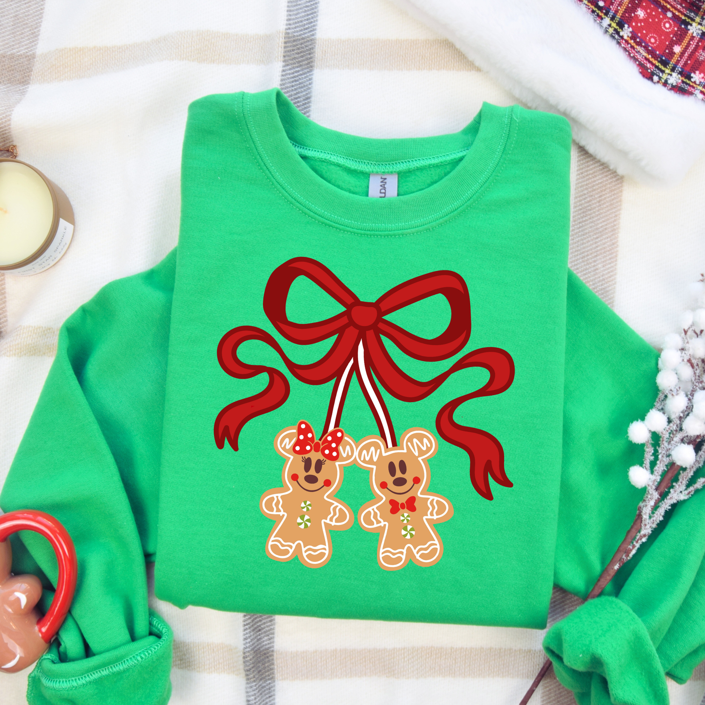 Gingerbread Cherries Sweatshirt