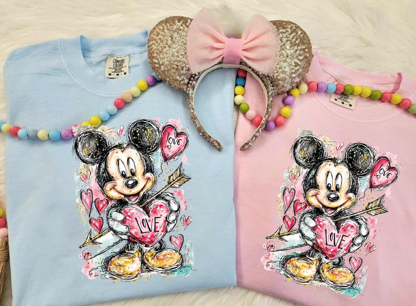 MOUSE VALENTINE Graphic T-Shirt | Cozy Park Day Shirt