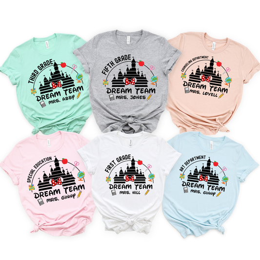 CUSTOM MAGICAL DREAM TEAM - TEACHER TUESDAY SALE