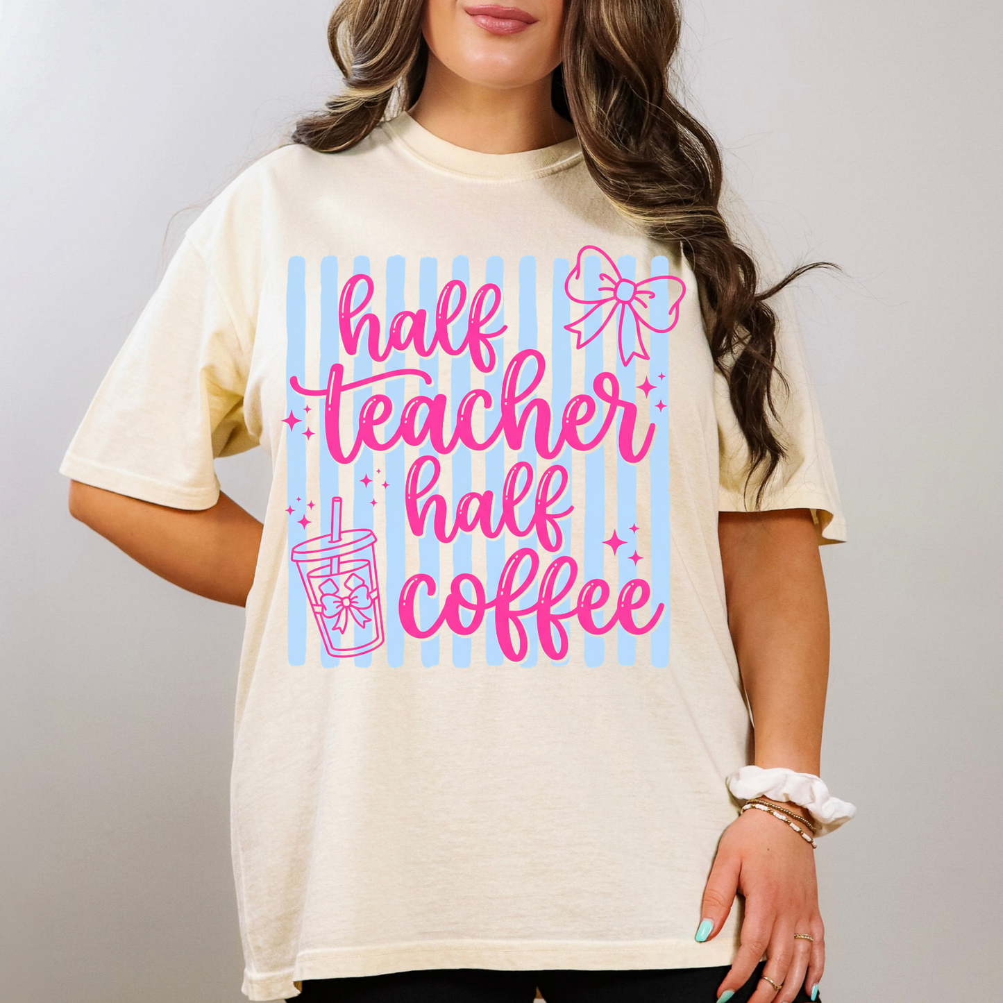 Half teacher half Coffee - TEACHER TUESDAY SALE