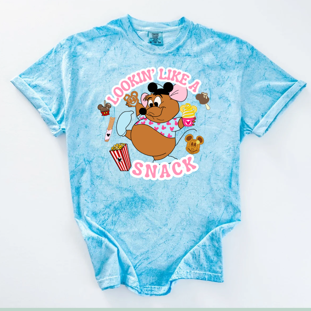 GUS GUS LOOKING LIKE A SNACK Color Blast Comfort Colors Shirt