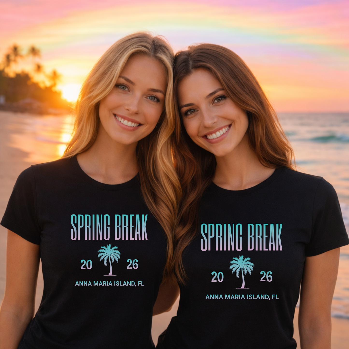 Spring Break 2026 Family & Group Shirts – Custom Location Vacation Tees