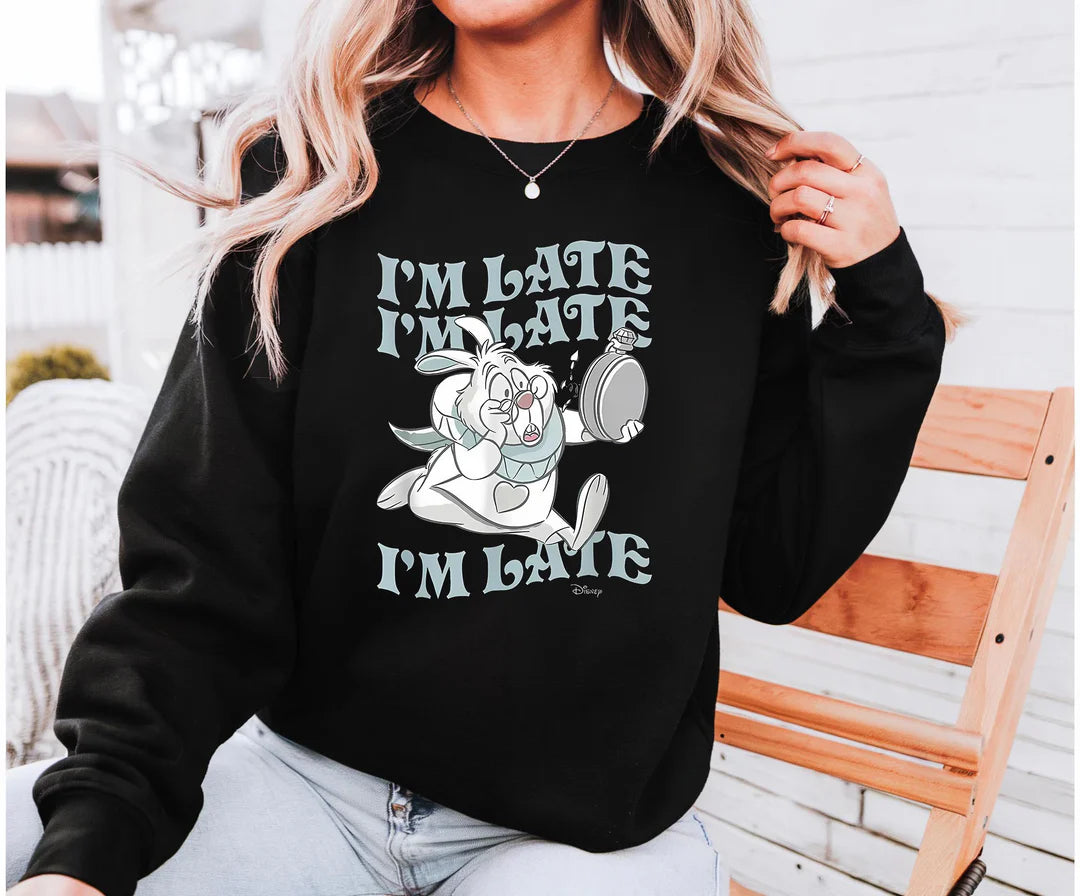 I’m Late Rabbit - Tshirt or Tank Top - WEEKLY MAGIC STEAL