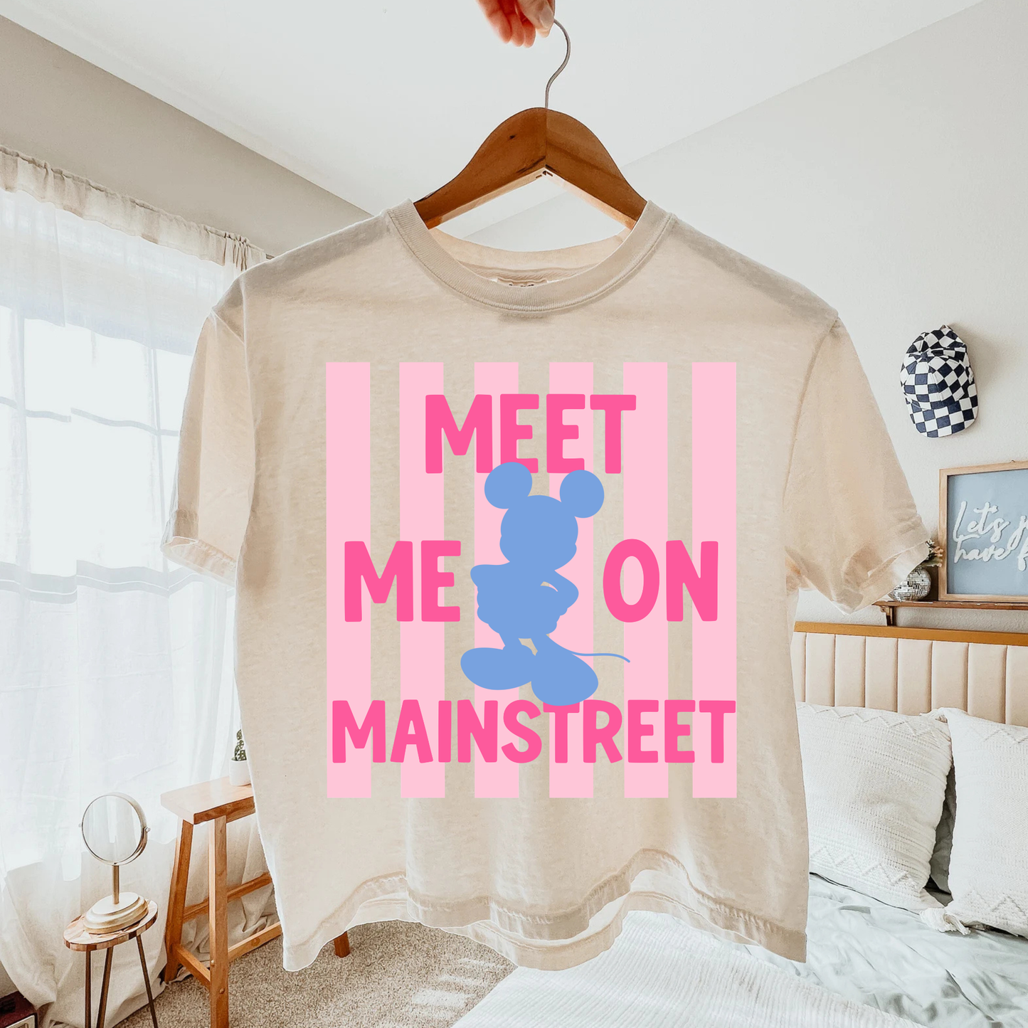 MEET ME ON MAIN STREET - COMFORT COLORS TSHIRT OR BOXY CROP