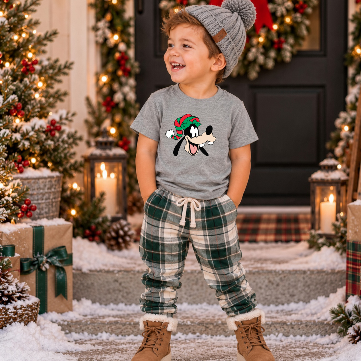 Christmas Goofy - Magical Theme Park Christmas Shirt for Boys