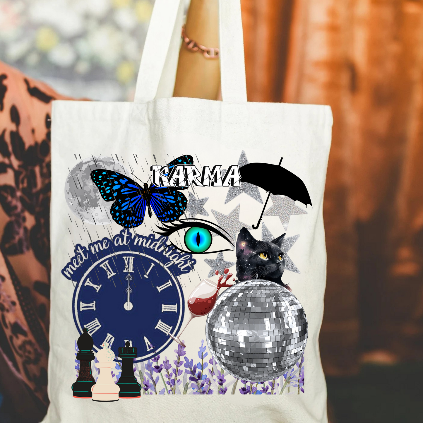 Midnights Collage Tote Bag